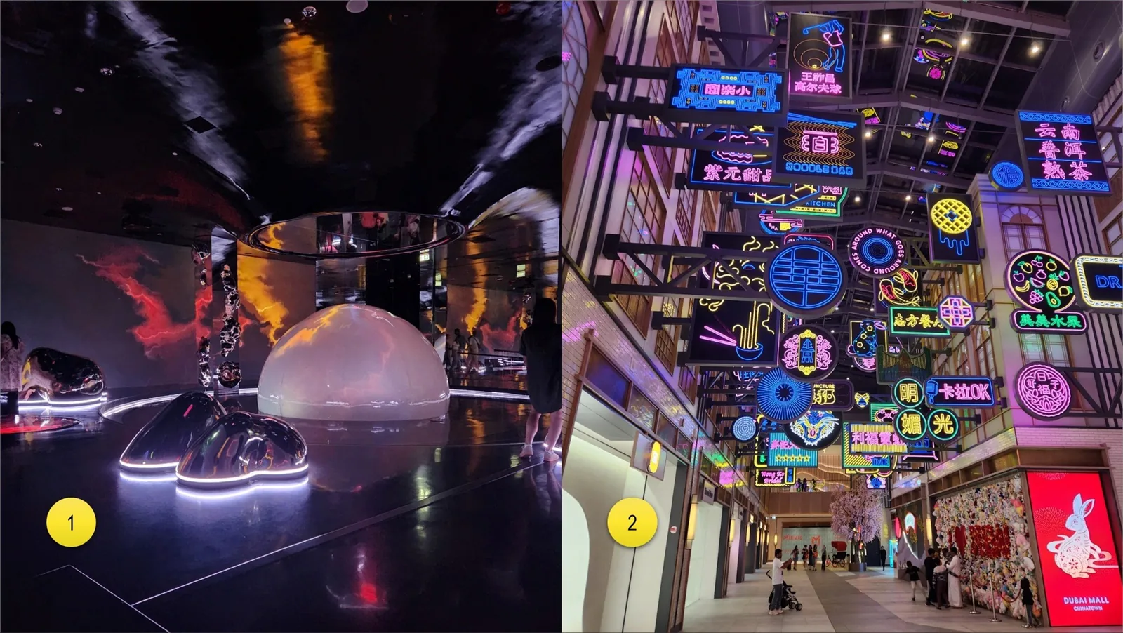 There are plenty of places in Dubai with unusual interior.