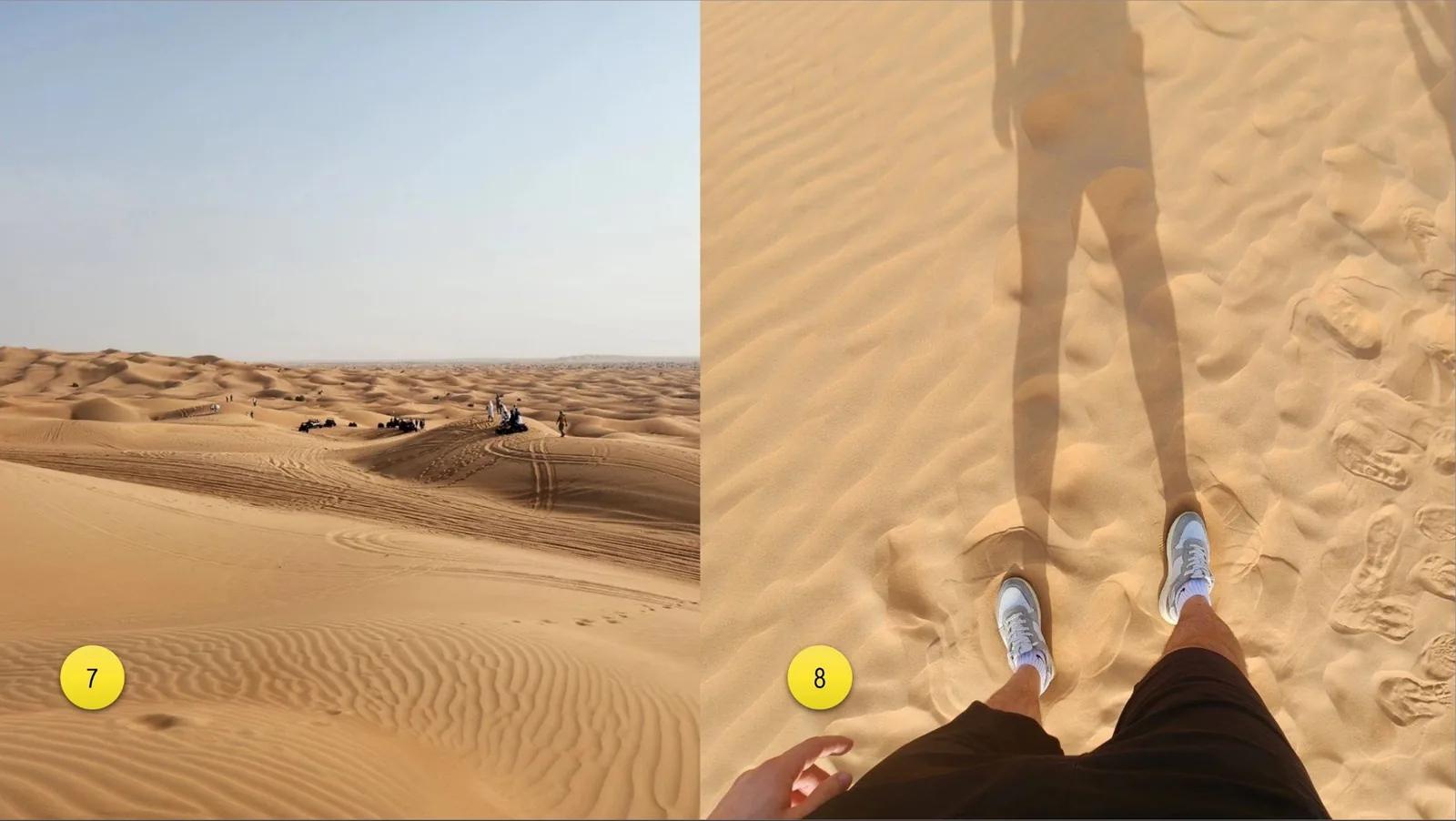 The desert, despite initial expectations, offers a lot of entertainment (7).