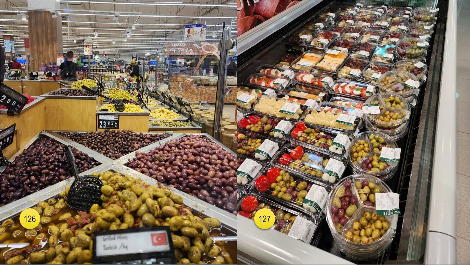 Where you definitely will see the abundance is the choice of dates or olives.