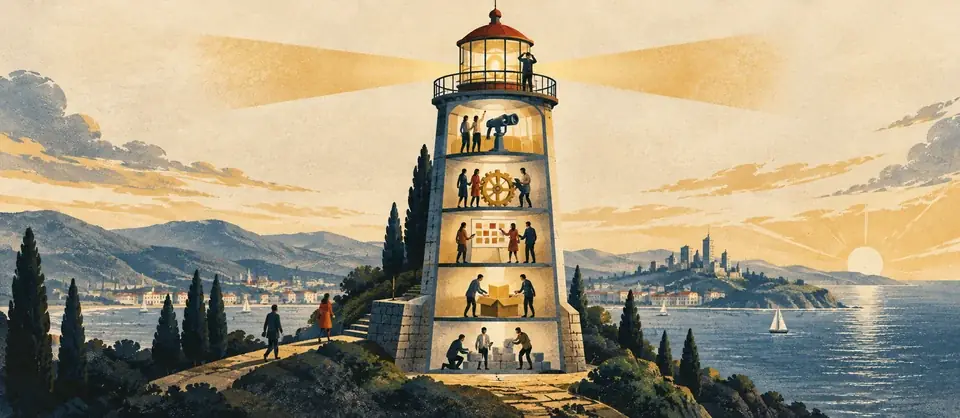 Levels and owners: lithography